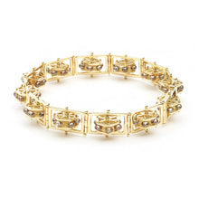 Load image into Gallery viewer, Ferris Wheel Champagne Diamond Bracelet