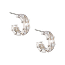 Load image into Gallery viewer, Tambourine Petite Hoop Earring