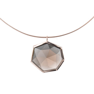 Freeform Prism Pendant Necklace
