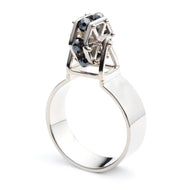 Ferris Wheel Black Diamond Ring
